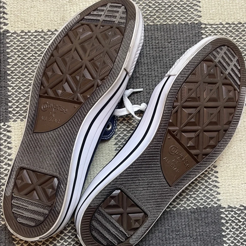 Converse All Star Shorline Navy blue and white 11 - Picture 2 of 6